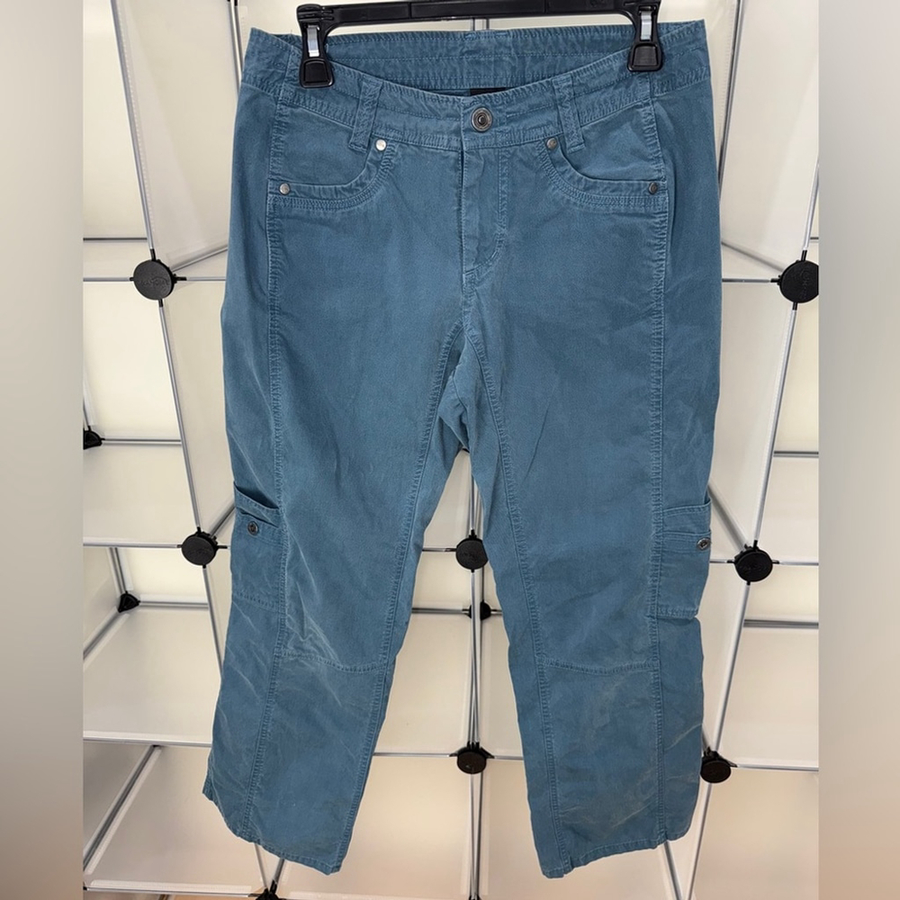 KÜHL Blue Women's Utility Pockets Hiking Cargo Pants Size 6 - Picture 2 of 9